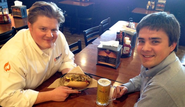 Chas and Dan Morgenstern along with their dad, Bill, started Firewurst in Cary